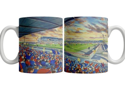 Caledonian Stadium Fine Art Ceramic Mug - Inverness Caledonian Thistle FC