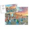 Craven Cottage Stadium 'Going to the Match' Fine Art Jigsaw Puzzle - Fulham FC