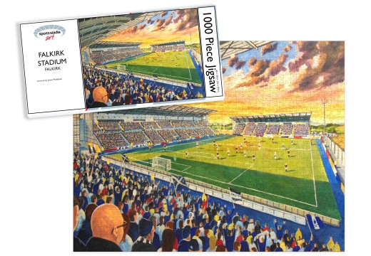 Falkirk Stadium Fine Art Jigsaw Puzzle - Falkirk Football Club