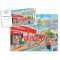Griffin Park Stadium 'Going to the Match' Fine Art Jigsaw Puzzle - Brentford FC