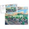 Home Park Stadium 'Going to the Match' Fine Art Jigsaw Puzzle - Plymouth Argyle FC
