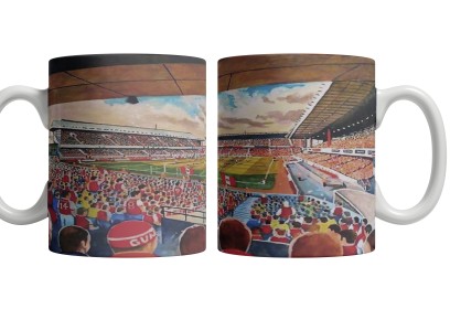 Highbury Stadium Fine Art Ceramic Mug - Arsenal FC