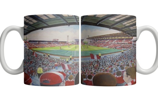 Oakwell Stadium Fine Art Ceramic Mug - Barnsley FC Oakwell Stadium Fine Art Ceramic Mug - Barnsley FC